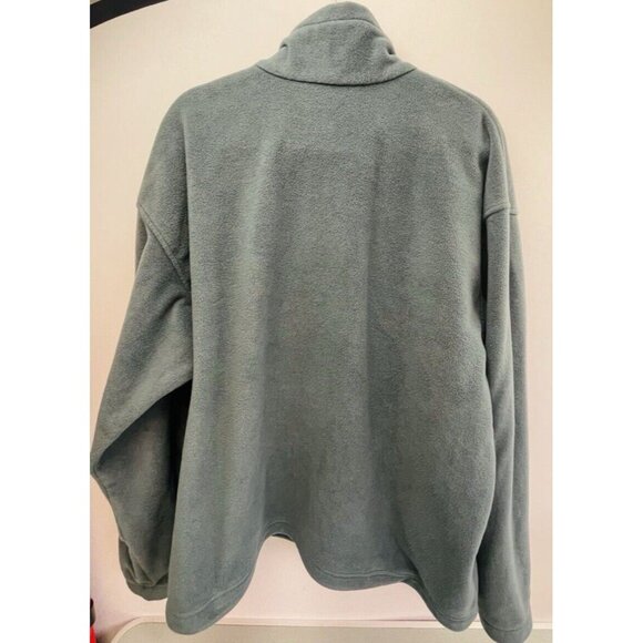 Columbia Men's XXL Long Sleeve Full Zip Up Mock Neck Jacket Green - Picture 13 of 16